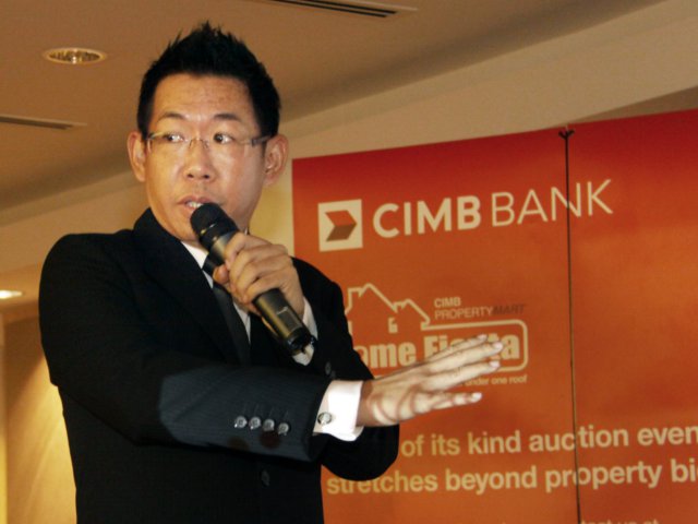 At a CIMB property event